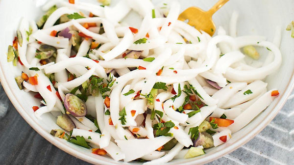 Coconut ceviche by chef Meredith Baird Figone