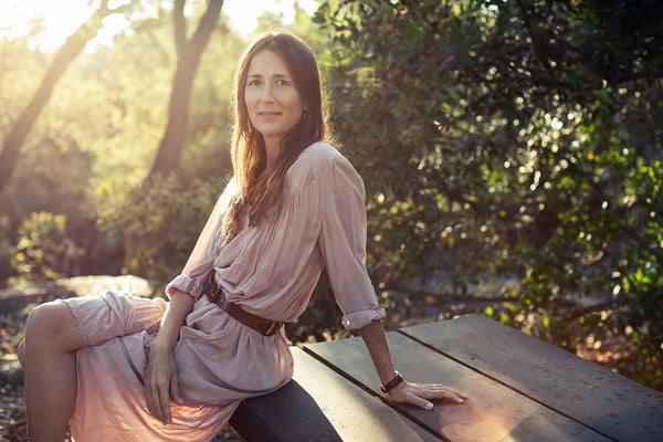 Anna Getty at home
