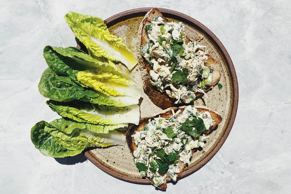 MOCK CHICKEN SALAD // A vegan curious recipe