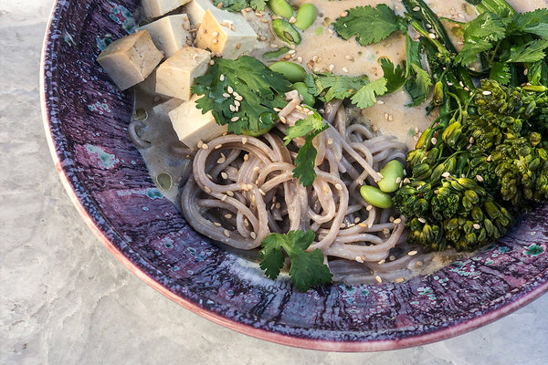 VEGAN WHITE MISO RAMEN // Immunity in a bowl